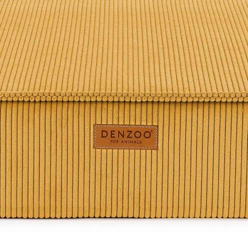 MATERAC dla psa i kota ortopedyczny musztardowy - TORINO MUSTARD DENZOO