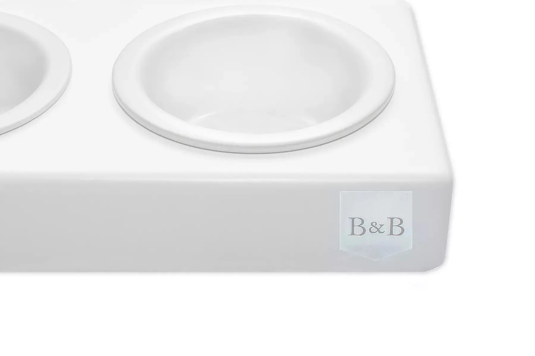 Miska dla psa DUO CERAMIC biała Bowl & Bone