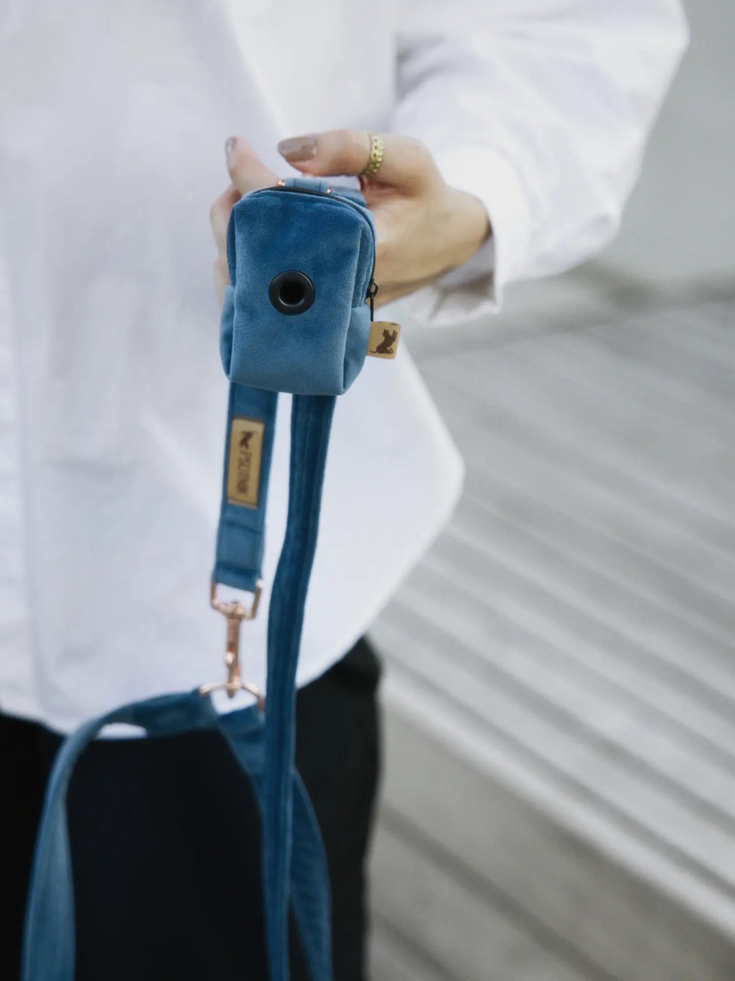 Etui na kupoworki niebieski Psotnik