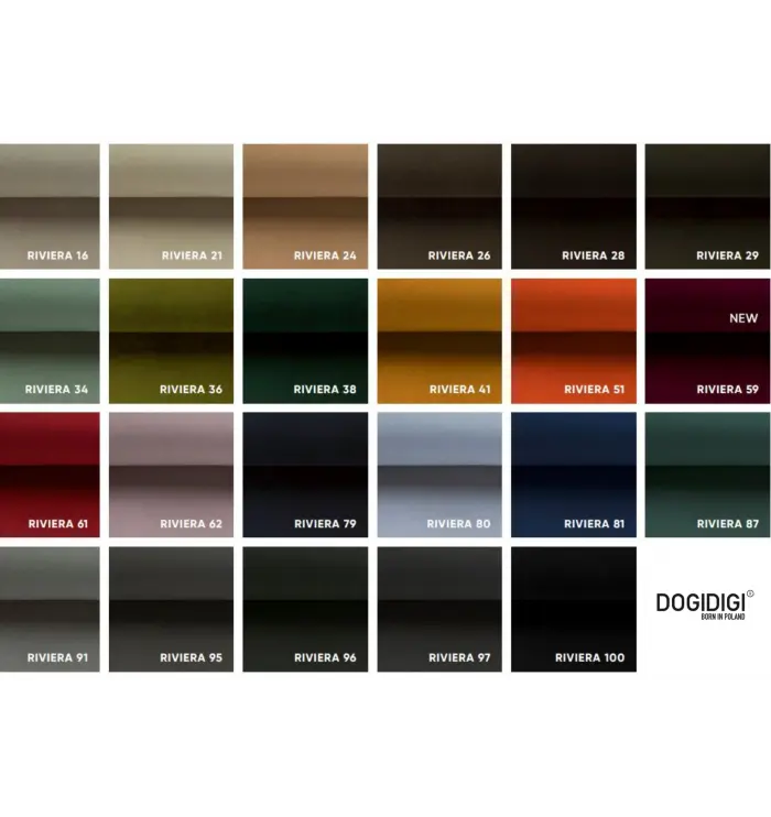 Zestaw obroża + smycz dla psa kolory do wyboru DOGIDIGI