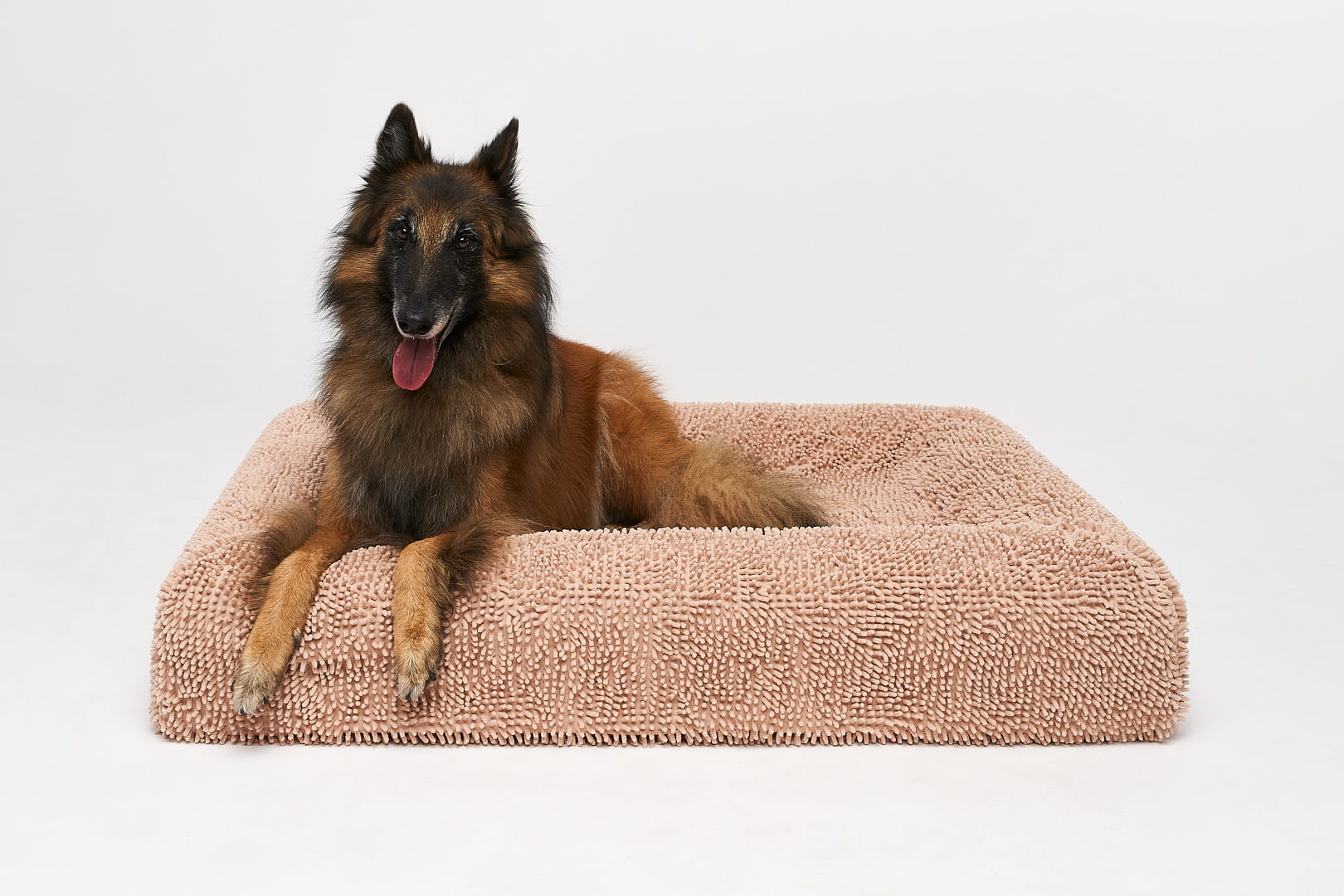 Microfiber protector for the premium boucle orthopedic bed