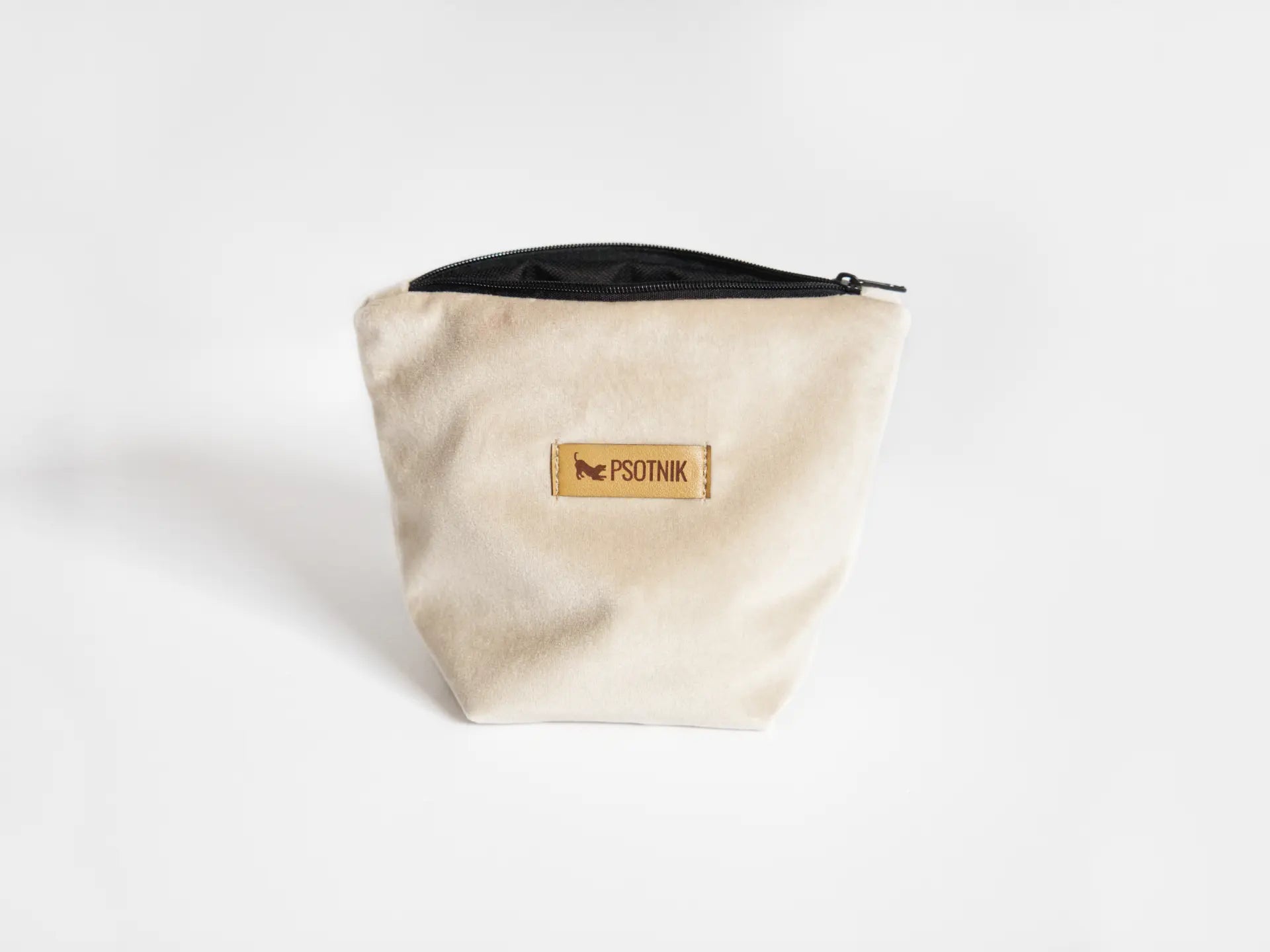 Saszetka na smaczki jasny beż Psotnik
