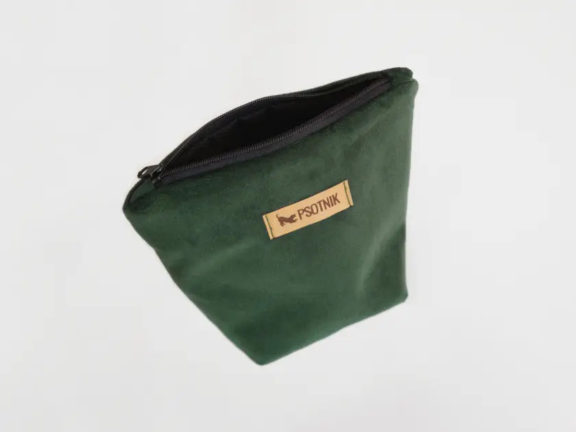 Saszetka na smaczki butelkowa zieleń Psotnik