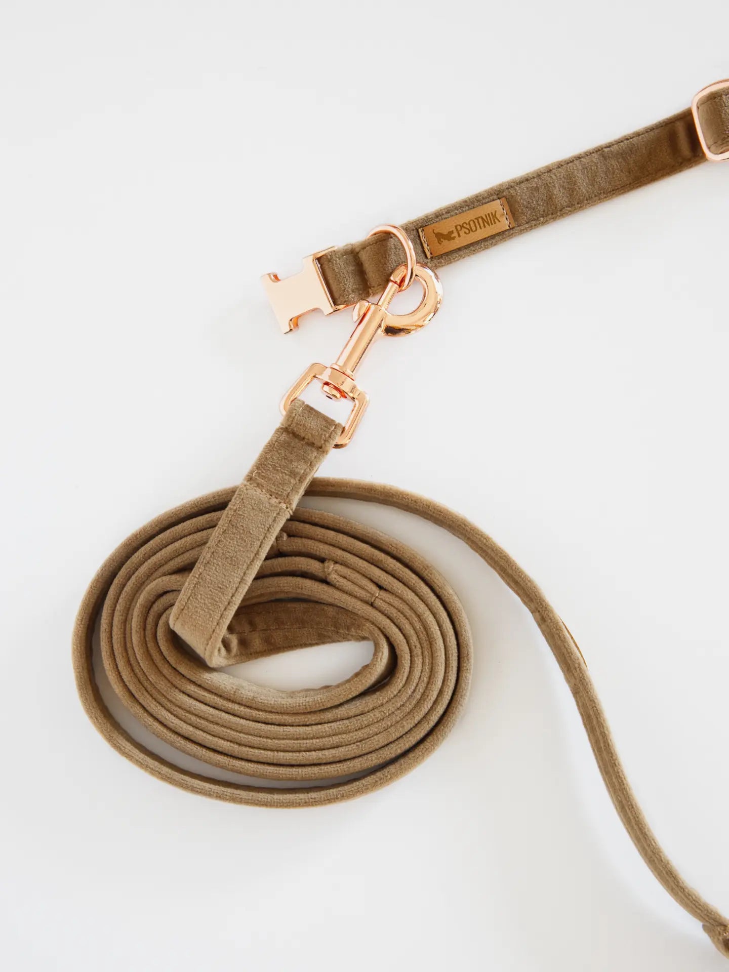 Smycz miejska Brązowy Psotnik Psotnik