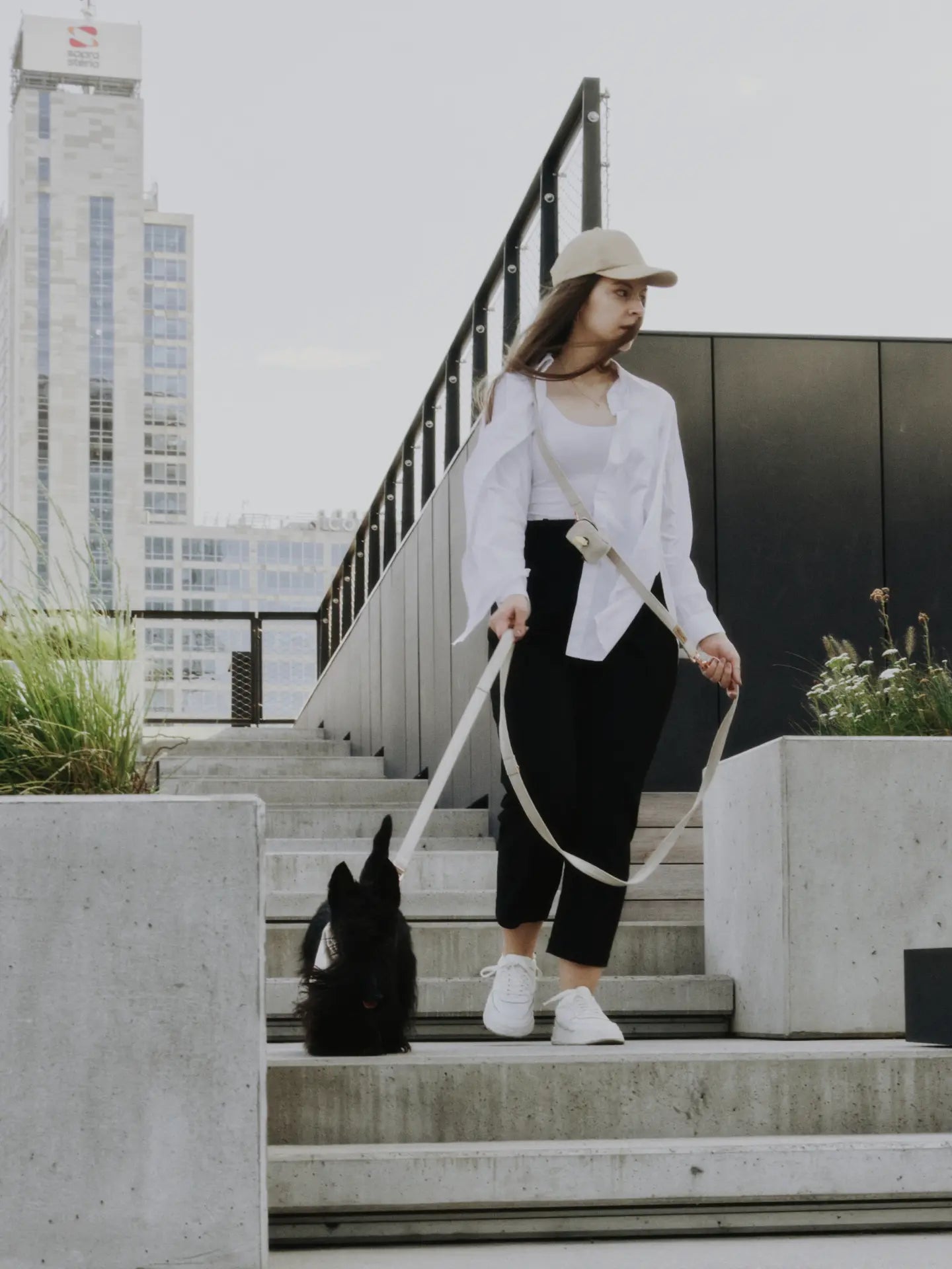 Smycz przepinana Beżowy Psotnik Psotnik