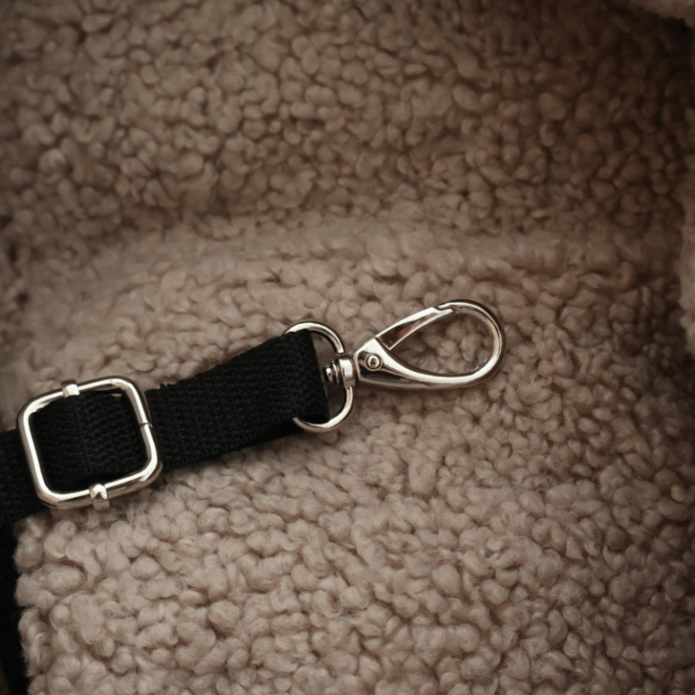 Torba i fotelik do auta dla psa baranek Mania